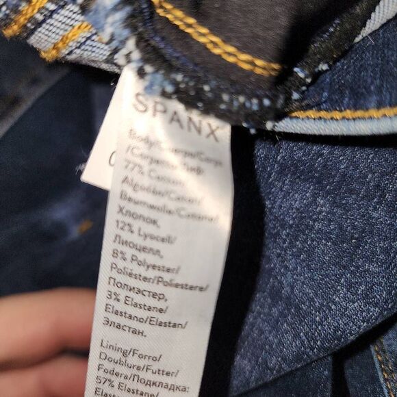 Spanx Womens Distressed Ankle Skinny Jeans Small - Picture 7 of 7